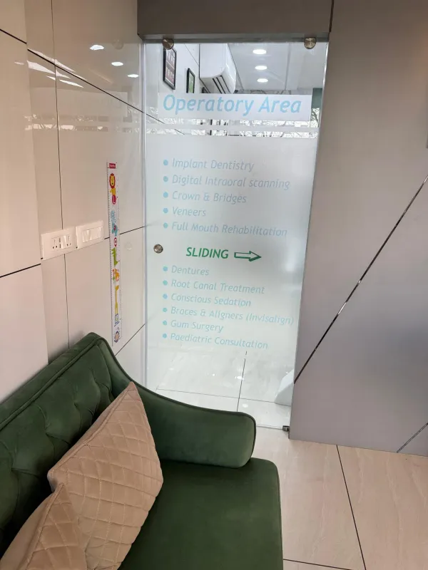 Internal operatory entrance at Petal Smiles