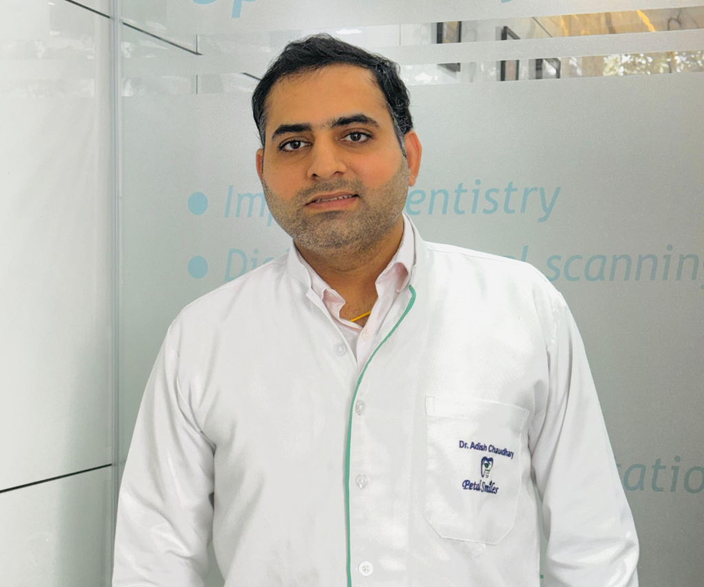 Dr. Adish Chaudhary, splint therapy specialist in Gurugram at Petal Smiles