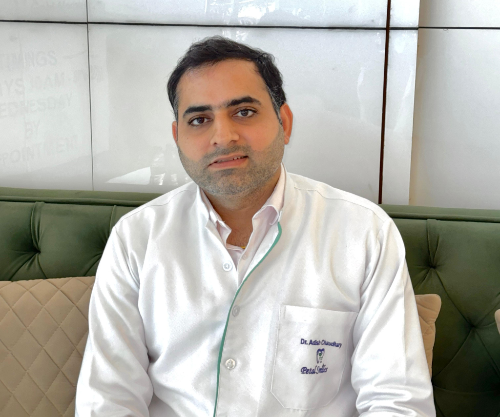 Surgical Dentistry in Gurugram at Petal Smiles – Expert dental surgery, implants, and pain-free oral care by Dr. Adish Chaudhary.