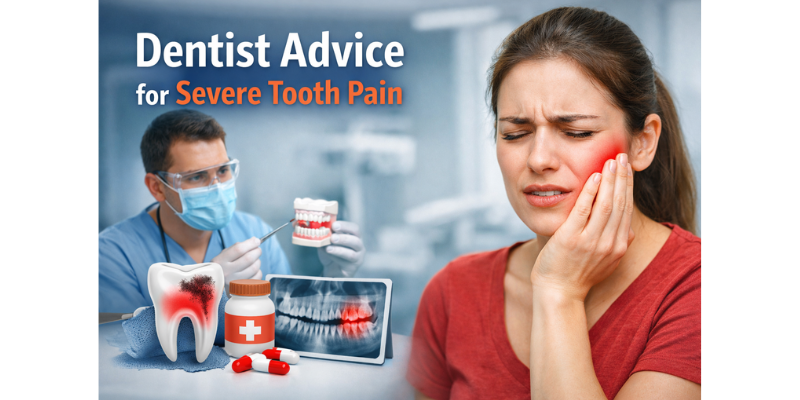 Dentist consulting patient for severe tooth pain at Petal Smiles Dental Clinic in Sector 49 Gurugram