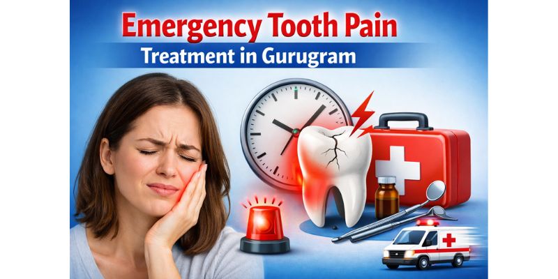 Emergency tooth pain treatment in Gurugram at Petal Smiles Dental Clinic