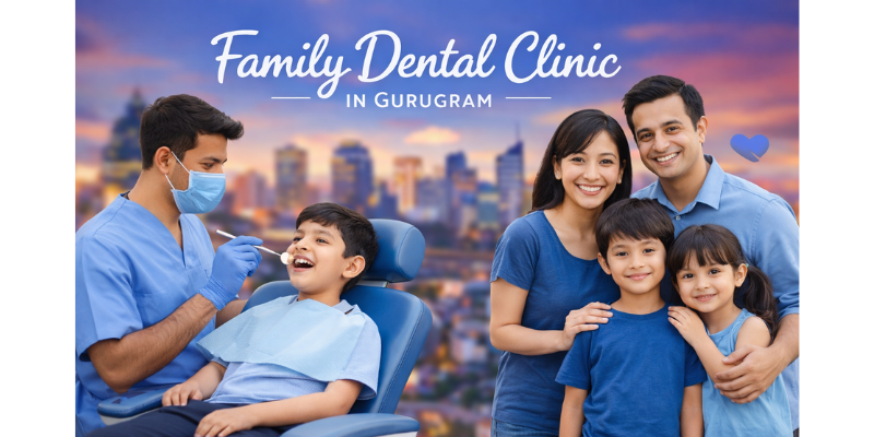 Family Dental Clinic in Sector 49, Gurugram offering complete oral care at Petal Smiles under the expertise of Dr. Adish Chaudhary.