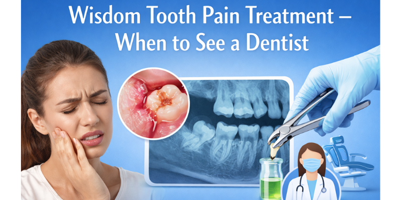 Wisdom tooth pain treatment at Petal Smiles Dental Gurugram by Dr. Adish Chaudhary ji