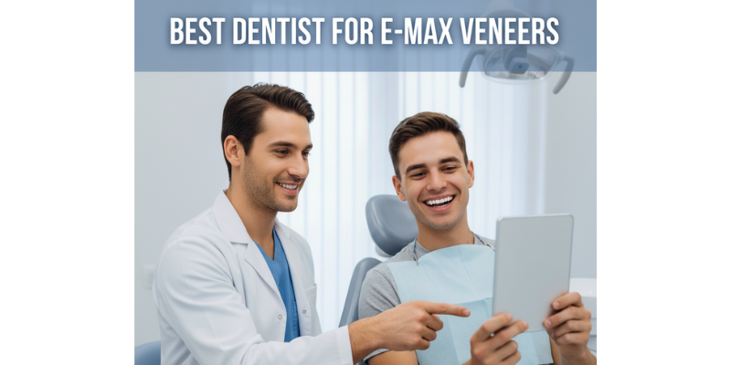 Best E Max Veneers Doctor In Gurugram providing smile makeover treatment at Petal Smiles