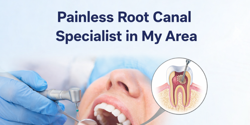 Painless root canal treatment by Dr. Adish Chaudhary at Petal Smiles dental clinic
