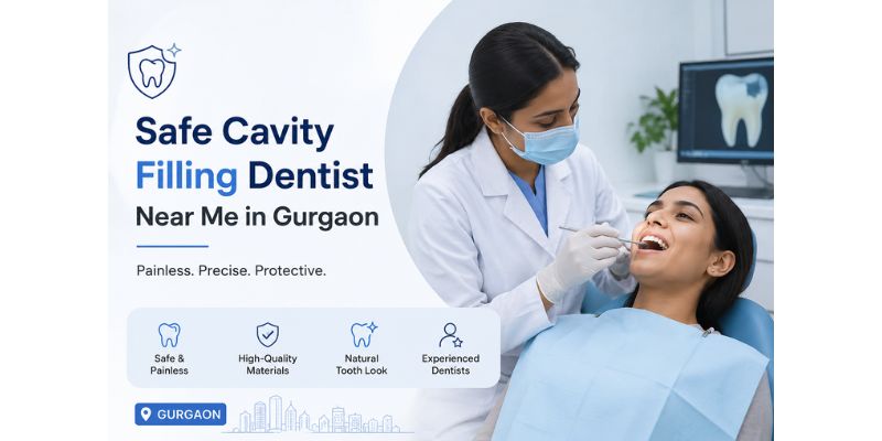 Safe cavity filling treatment at Petal Smiles by Dr. Adish Chaudhary in Gurgaon