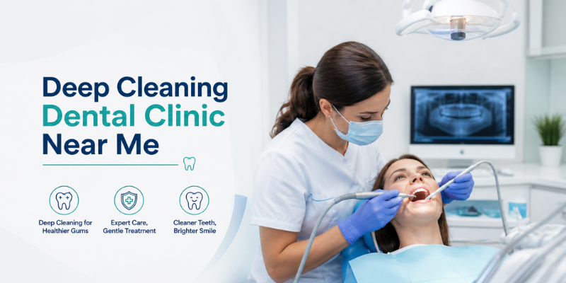 Deep cleaning dental treatment in Gurugram at Petal Smiles clinic